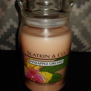 Pineapple orchid candle